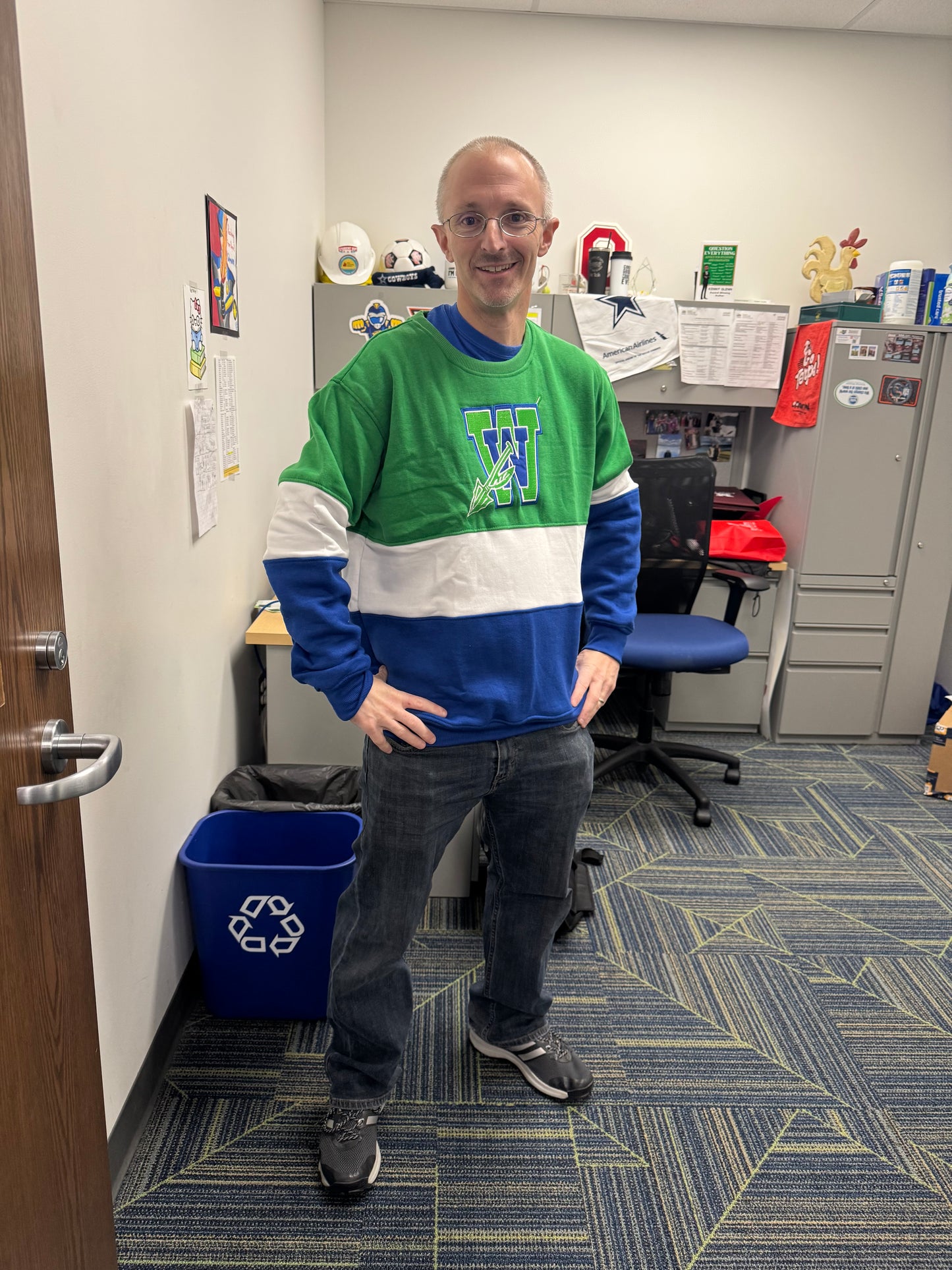 Winton Woods 3- Color Sweater