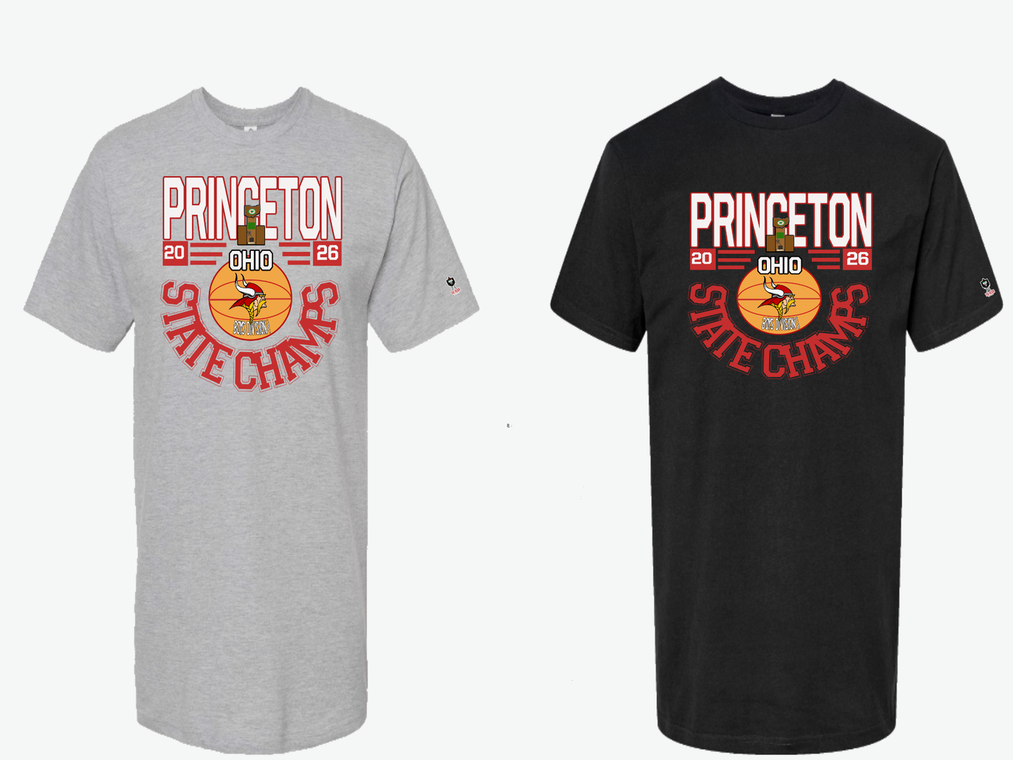 Princeton Vikings 26’ State Champions Tee - Embroidered