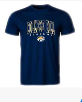 College Hill Academy Embroidered Tee- Adult