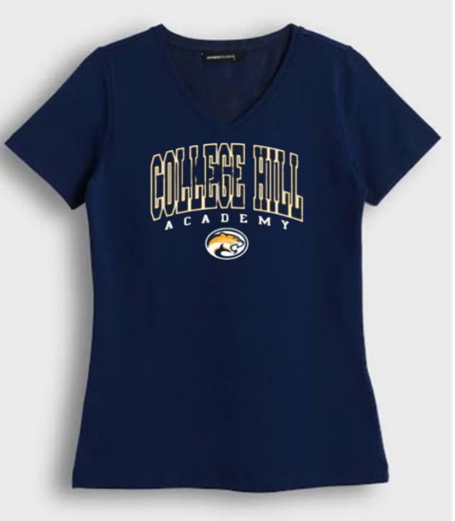 College Hill Academy Women’s V Neck- Adult