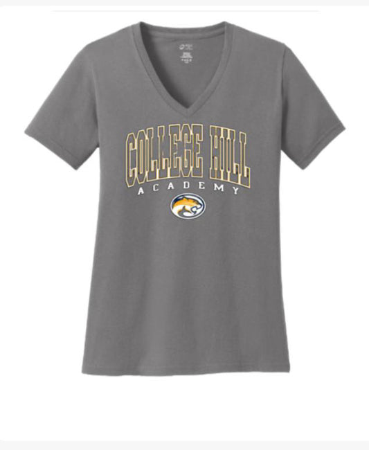 College Hill Academy Women’s V Neck- Adult