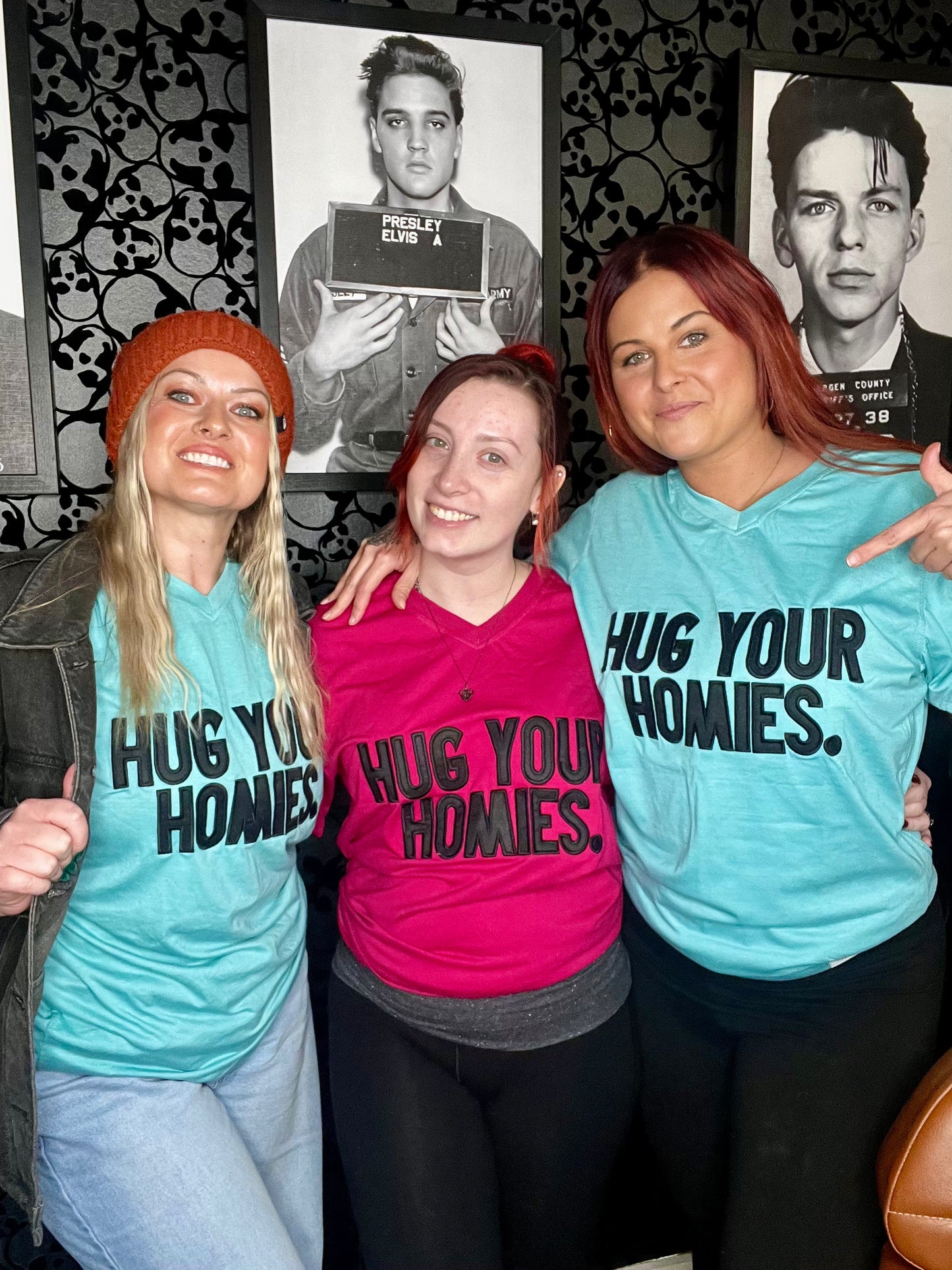 Women's Hug Your Homies Shirt (Mental Health Awareness)