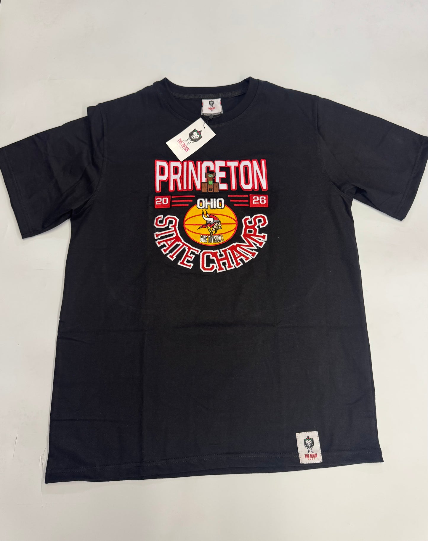 Princeton Vikings 26’ State Champions Tee - Embroidered
